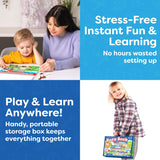 Montessori Preschool Busy Book for Toddlers Ages 3 and Up - Preassembled - Preschool Learning Activities Homeschool Montessori Toys - 3 Year Old Boy Gift - 3 Year Old Girl Christmas Birthday Gift