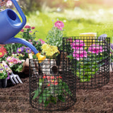 5 Pack Plant Protectors from Animals, 13x12" Plant Cages for Outdoor Plants