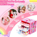Jewelry Toys-for-Girls, Toddler Girl Toys Age 6-8, Lovely Rings Earrings