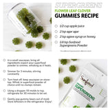 Sunfood Supergreens - Greens Superfood Powder, Super Greens Powder, Organic Greens Blend, Daily Green Juice Powder, Vegetable Smoothie Drink Mix for Gut Health with Chlorella & Spirulina - 8 oz Bag