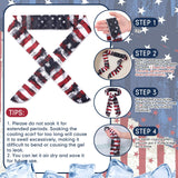 Lenwen 12 Pcs Cooling Neck Wraps Flag Ice Cool Scarf Neck Cooler Bandana Headband for Summer Hot Weather Women Men Golf Riding Outdoor