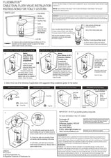 Fluidmaster PRO550UK Top/Side/Front Mounted Dual Flush Valve - White
