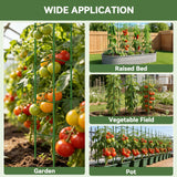 Halatool 8 Pack Tomato Cages for Garden, Up to 48in (4FT) Trellis