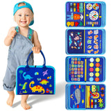 SYHLN Toddlers Montessori Busy Board Toys for 1 Year Old Boy Gifts, Educational Preschool Learning Travel Toys for Toddlers 1-3, One Year Old Boys Girls 1st Christmas Birthday Gifts Age 1-2-4