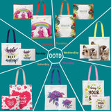 MAFYE 30-Pack Sublimation Blanks Tote Bags, 15 Canvas Tote & 15 Makeup Bags