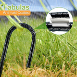 Fabulas Rebar Stakes 12 Inch, Rebar Stakes Heavy Duty 16 Pack Ground Anchors J Hook with Chisel Point End Galvanized Steel Anchors for Fence Landscape Trampoline Chain Link Garden Camping Tent Plants