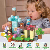 JIMI Magnetic Blocks Building Toys, 150pcs Magnetic Blocks Set STEM Construction Toys for Kids Age 3-8, 1 inch Magnet Blocks Montessori Sensory Stacking Toys Christmas Birthday Present for Boys Girls