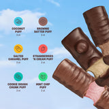 Built Bar, Puff Protein Bars, Variety Pack, Collagen, On-the-go Snacks, Breakfast Bar, Mixed Sampler, 12 Pack