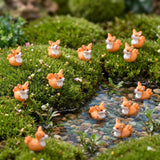 Geelin 50 Pcs Mini Corgi Duck Figurine Bulk Resin Tiny Duck Figurines Small Dog Statue for Fairy Garden, Miniature Terrariums, Animal Gift Bag Fillers, Dog Lovers Gifts
