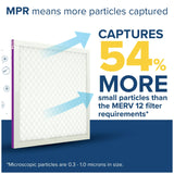 Filtrete 14x25x1 AC Furnace Air Filter, MERV 12, MPR 1500, CERTIFIED asthma & allergy friendly, 3 Month Pleated 1-Inch Electrostatic Air Cleaning Filter, 4-Pack (Actual Size 13.81x24.81x0.78 in)