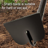 AgroPro Hoe Garden Tool, Heavy Duty Garden Hoe for Weeding, Metal Garden Hoe with Long Handle, 58 Inches