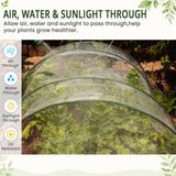 10Ft x 50Ft Garden Netting, Fine Mesh Insect Netting for Plant Protection, Mosquito Bug Bird Barrier Mesh Cover for Vegetables Fruits Flowers Raised Beds