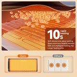 Ieuan Warming Mat For Food Extra Large 36"x15", Electric Warming Tray with 14-Level Temp 10-Hour Timer Adjustable Temperature, Food Heating Pad for Dishes, Soup, Family Dinners, and Holiday Gatherings