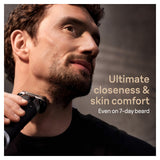 Braun Series 9 9517s PRO+ Electric Razor for Men, 5 Pro Shave Elements & Precision Long Hair ProTrimmer, Charging Stand, Braun’s Best for Smooth Skin, Wet & Dry Electric Razor with 60min Runtime