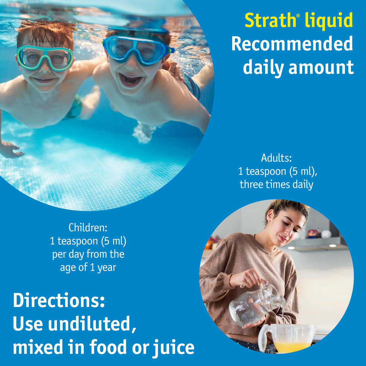 Strath Nutritional Yeast Liquid Syrup 8.4 Oz - Vegetarian, Lactose Free, Artificial Additive Free - Digestive Support, Nutrient Absorption - Unflavored Daily Supplement - Prebiotic and Postbiotic