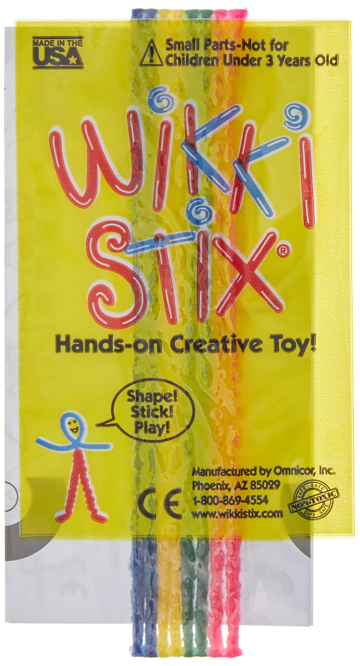 Wikki Stix Fun Paks, Contains 50 Individual paks! Great for Parties, Travel, classrooms, Award/incentives, Restaurants and Christmas Gift Giving, Made in The USA