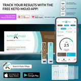 KETO-MOJO Test Strip Combo Pack for Use ONLY with The New GK+ Meter | 60 Blood Glucose + 60 Blood Ketone (120ct)