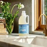 MRS. MEYER'S CLEAN DAY Laundry Detergent, Rain Water Scent, 64 Ounce Bottle