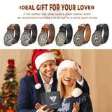 BELTROAD Western Leather Buckle Belt for Men Women Cowboy Cowgirl Leather Mens Belts for Jeans Embossed Men's Birthday Christmas Belts Gifts