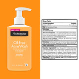 Neutrogena Oil Free Acne Face Wash, 9.1 fl. oz, 3 Pack