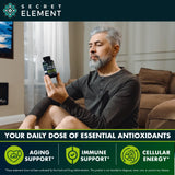 3 Pack Citrus Bergamot Extract 1000mg, Supplement for Heart, Immune System Support, and Healthy Aging - Pure 360 Vegan Capsules