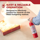 Kidde Multi Purpose Fire Extinguisher for Home, Office, Dorm, Residential, 1A10BC, 2 Pack, manual