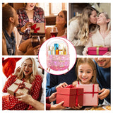 Bling Makeup Organizer for Teen Girl Gift,Hollywood Vanity Makeup Storage Box for Girl Birthday Gift,Practical Gift for Daughter,Bathroom Organizer,Skincare Organizer (Triple Pink)