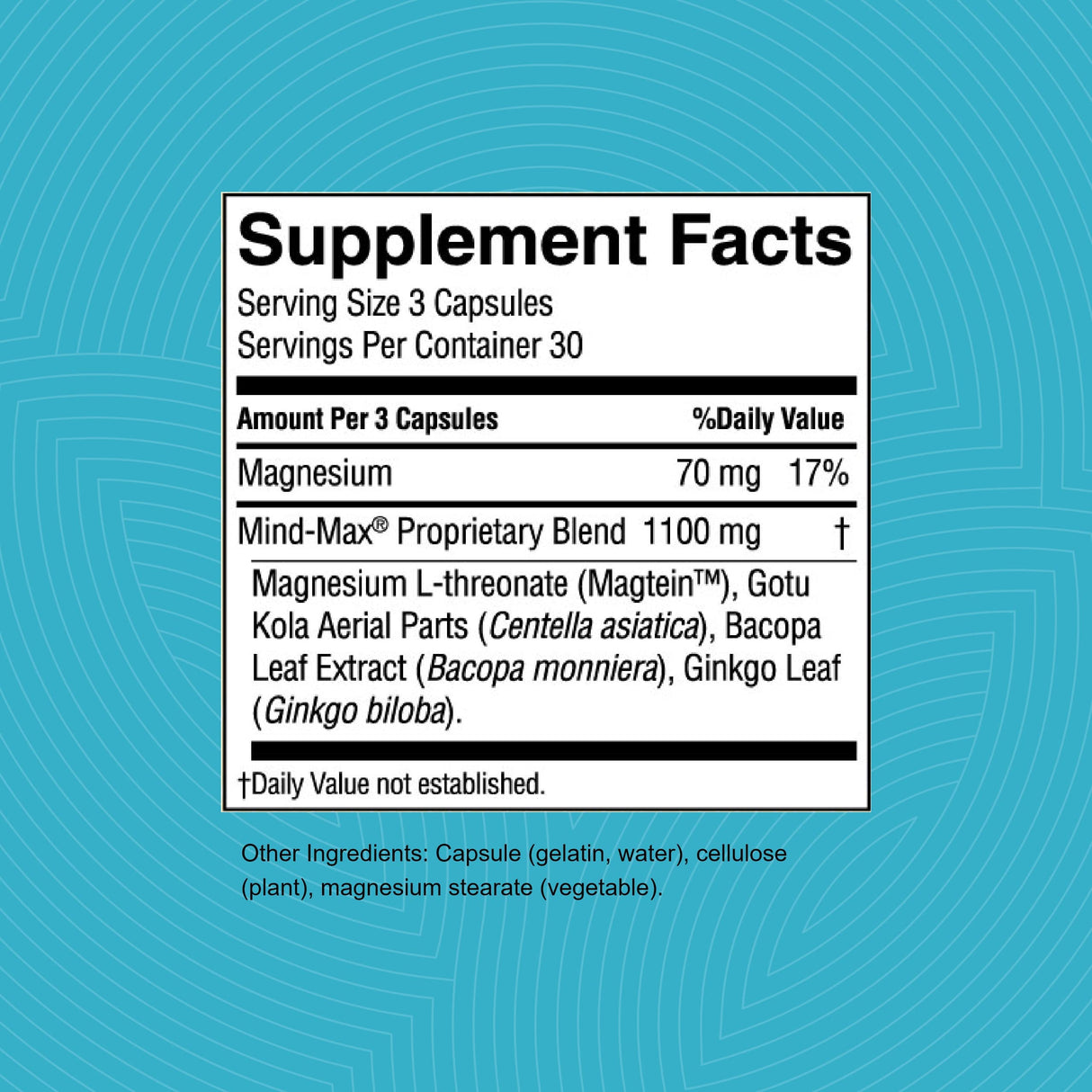 Nature's Sunshine Mind-Max 90 Capsules