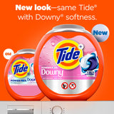 Tide Power PODs 2-in-1 Laundry Detergent Pods with Downy Soft Boosters, Lasting Freshness with April Fresh Scent, 63 Count