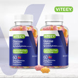 Viteey Glucose Gummies for Women, Men & Teens - 4g of Carbohydrates - Naturally Sourced, Vegan, GMO Free, Gluten Free, Gelatin Free - Tasty Chewable Fruit Flavored Pectin Gummy