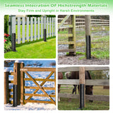 8 Pcs Fence Post Repair, Heavy Duty Fence Post Kit Anchor Ground Stakes for Repairing Tilted, Broken Wood Support