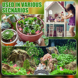 GGSTDDUP 65 Pcs Fairy Garden Accessories Mini Resin Animals Figures