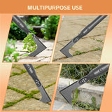 ABtool Weed Puller,Manual Crevice Cleaning Tool with 43.7" Long Handle,Gardening Weed Remover Tool for Sidewalk,Paver,Deck Boards,Garden,Patio