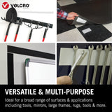 VELCRO Brand - Heavy Duty Stick On | Superior Holding Power Indoors & Outdoor Use | 50mm x 5m Tape | White