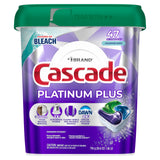 Cascade Platinum Plus Dishwasher Pods, Dishwasher Detergent, Dish Detergent Soap, Mountain, 47 Count