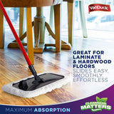 VanDuck 100% Cotton Pad Terry Cloth Mop Refills 15x8 inches, 2 Pack (Mop is Not Included)