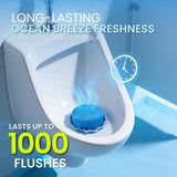 Urinal Cakes, Ocean Breeze Scent Urinal Deodorizing Block, Fresh Ocean Scent Urinal Pucks (Case of 24)