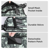 APEXUP Adjustable Weighted Vest, 4-10lb/12-18lb/20-32lb Vest with 6 Ironsand Weights and Large Pocket, Weight Vest for Men Women Strength Training, Running, Walking (12-18lb, Grey Camo)
