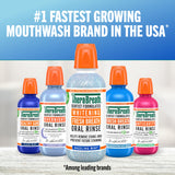 TheraBreath Whitening Mouthwash, Dazzling Mint, Dentist Formulated, 16 Fl Oz (2-Pack)
