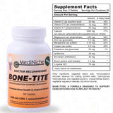 Bone-Tite Osseointegration Support Supplement I Key Vitamins, Minerals, and Nutrients to Promote Dental Implant Support | 90 Tablets | Pack of 1