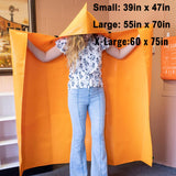 Supa Ant Silicone Fire Cloak for Fireproof Suit Emergency Blanket for Home and Kitchen - Emergency Poncho as Heat Shield Blanket -Fire Resistant Hoodie-Escape Suit with Cape and Hood (70x55 in.-Large)