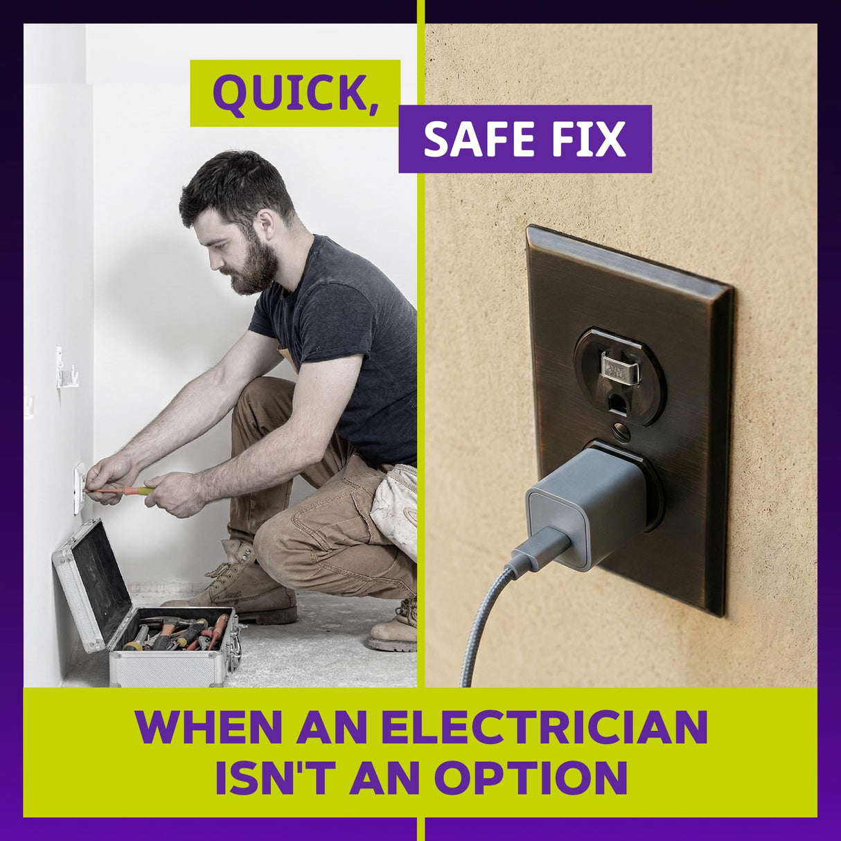 Snug Plug Loose Outlet Plug Fix & Outlet Insert | Prevent Plug from Being Unplugged & Save Money On Electricians – Clear Plastic Plugs for Outlets Keep Loose Plugs Secure – (25/Pack Clear)