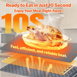 Warming Mat For Food Extra Large 36"x16" Quick, Full-Surface Heating Portable Food Warming Mat 6 Temp Levels, 8-Hour Timer, IPX7 Electric Warming Trays Rollable Silicone Food Warmer for Parties Buffet