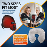 sticro Shoulder Heating Pad Massager for Pain Relief, Vibration Massage Heated Wrap Braces for Left Right Frozen Shoulder, Rotator Cuff Injury, Arthritis, Decent Gift for Men Woman - S/M/L