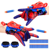 Web Shooters Toy for Kids,Toys for 3-12 Year Old Boys Web Slinger Boy Toy with Glove Launcher,Toys for Age 5-7 4-6 6-8 Outdoor Game for Birthday Halloween Christmas Easter Gifts for 3-8(2 Pair)