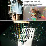 YU FENG 12 Inch Crystal Prism Suncatcher, Hanging Rainbow Maker Ornament