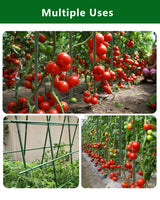 3ft Garden Stakes, Plastic Coated Steel Plant Stakes for Climbing Plants 25pcs
