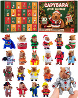 Capybara Advent Calendar 2026 for Boys Girls 3D Printed Animal Toys Gifts