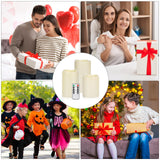 Artmarry Flameless Candles 4" 5" 6" Set of 9 Ivory Waterproof Pillars 3" Diameter Battery Operated Flickering Candles Include 10-Key Remote Timer Function 400+ Hours by 2 AA Batteries (9 Pack)