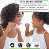 Oral Probiotic Supplement with BLIS K12 4 Billion CFU - Now Dairy Free 60 Day Supply Bottle for Bad Breath, Strep, Cavities, Gum Oral and Dental Health - Sugar Free - USA Made - 60 Count